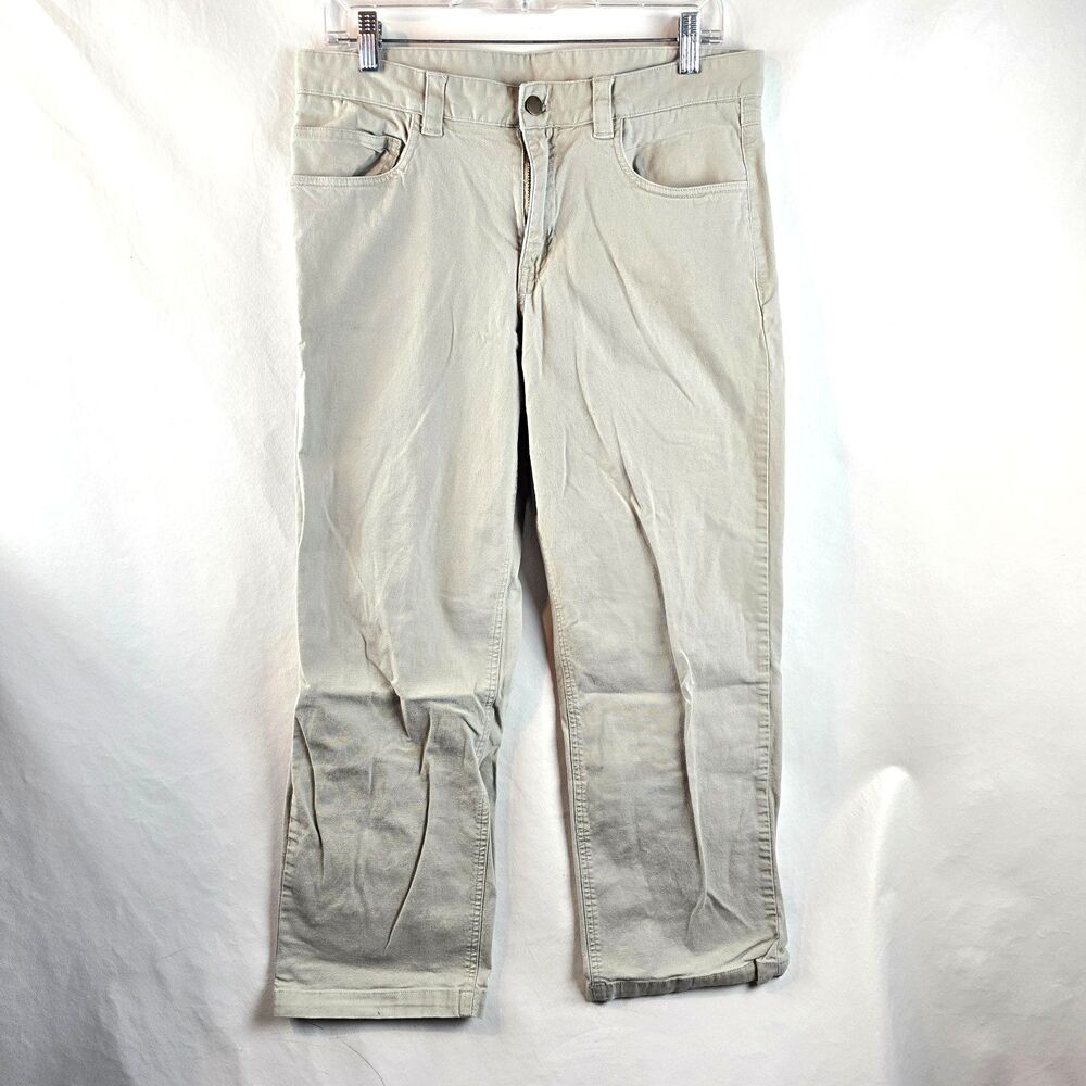 SCOTTeVEST Pants Mens 34x30 Khaki Travel Chino Hidden Pocket Tech Casual Stretch